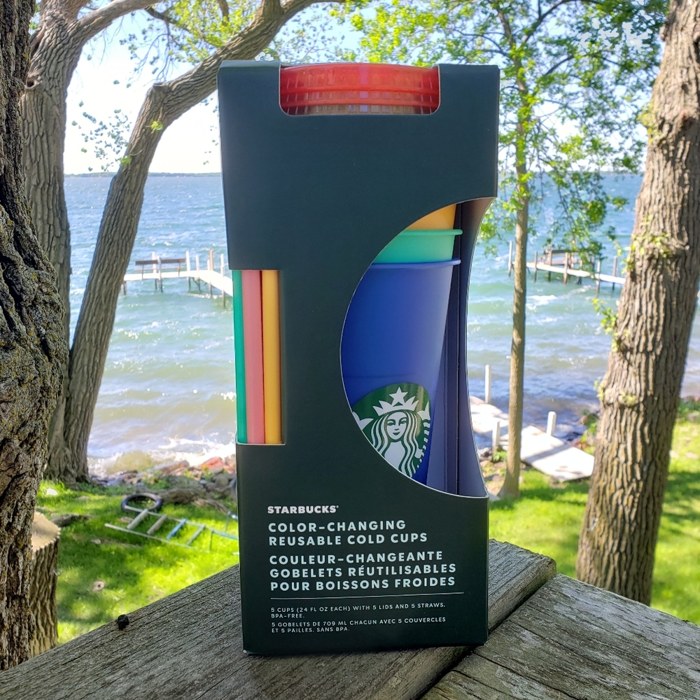 Starbucks Color Changing Cups Set of 5